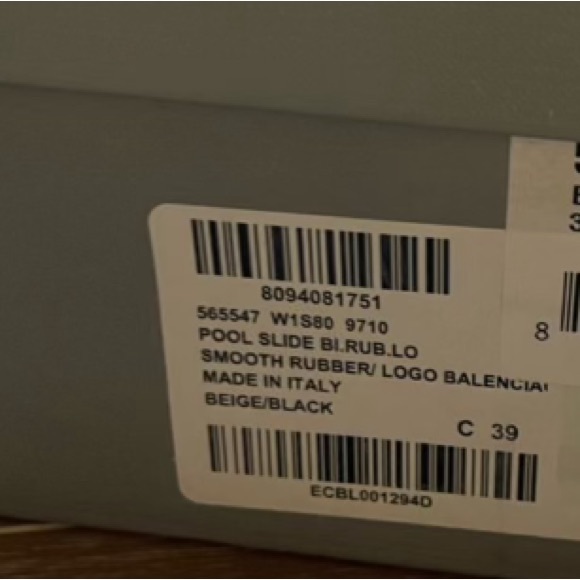 Balenciaga Pool Slide Sandal in Beige - Size 39 (US 9) - Picture 6 of 6